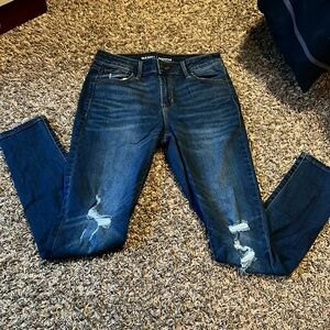 SOLD Old Navy Rockstar Mid-Rise Ripped Denim Jeans